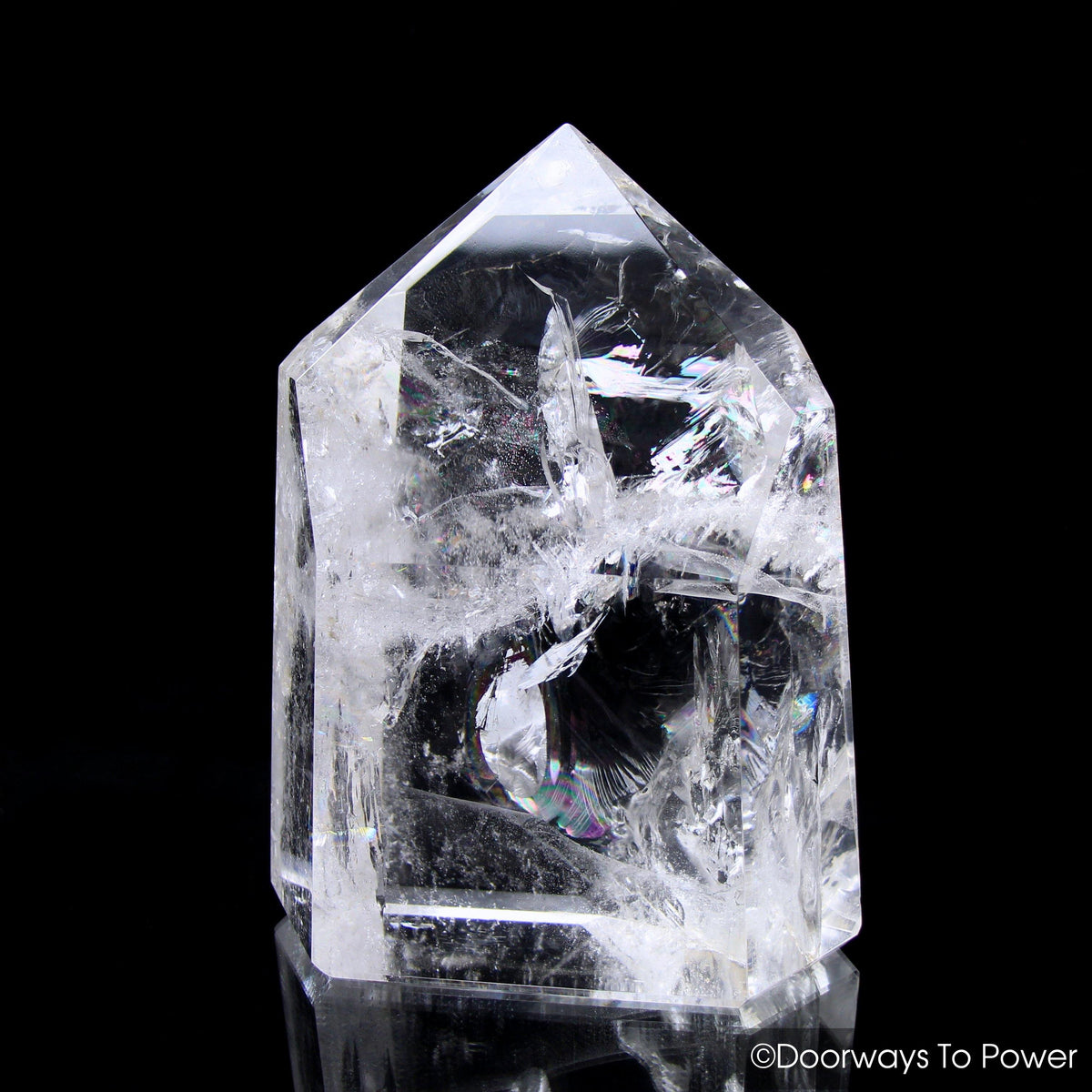 John of God Healing Crystal Rainbow Quartz