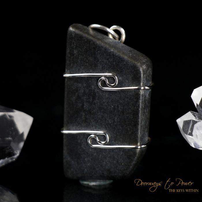 Black Azeztulite Pendant 