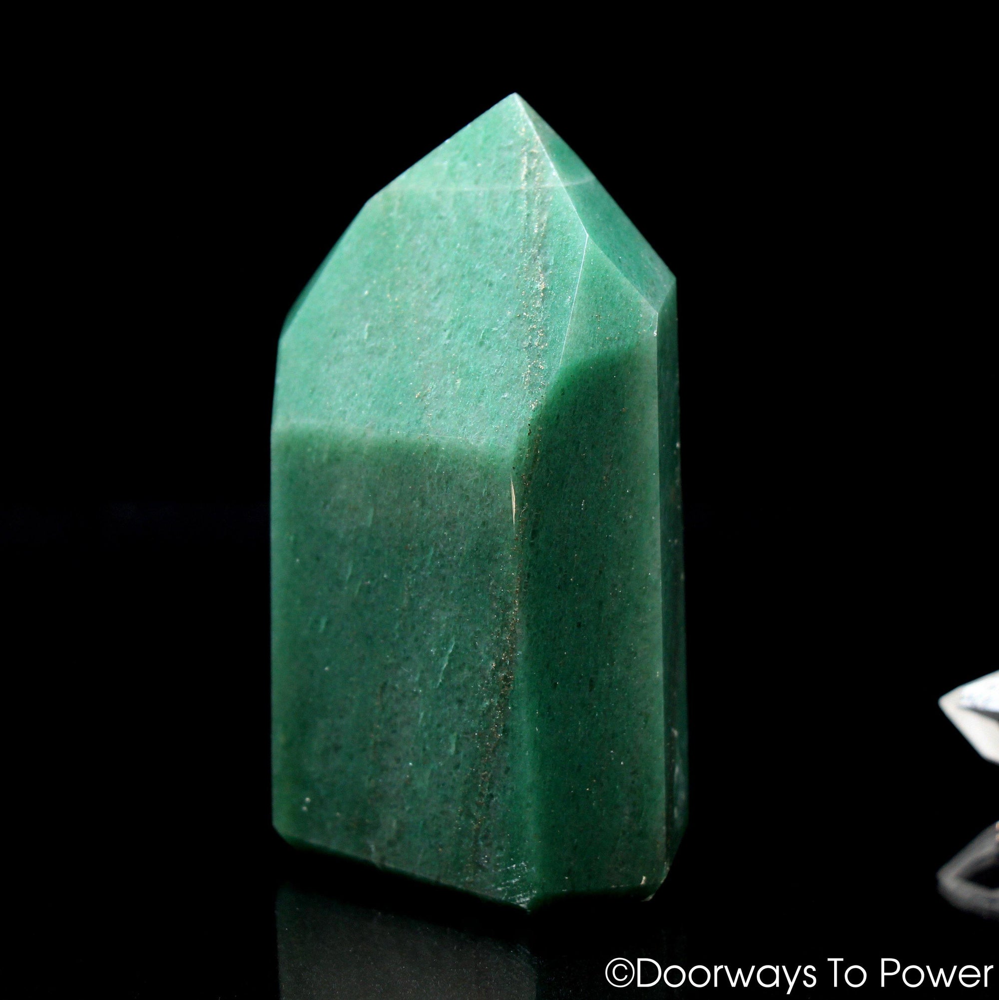John of God Green Aventurine & Pyrite Casa Crystal