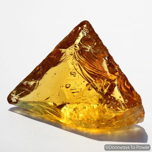 Lemurian Etherium Gold Monatomic Andara Crystal Triangle
