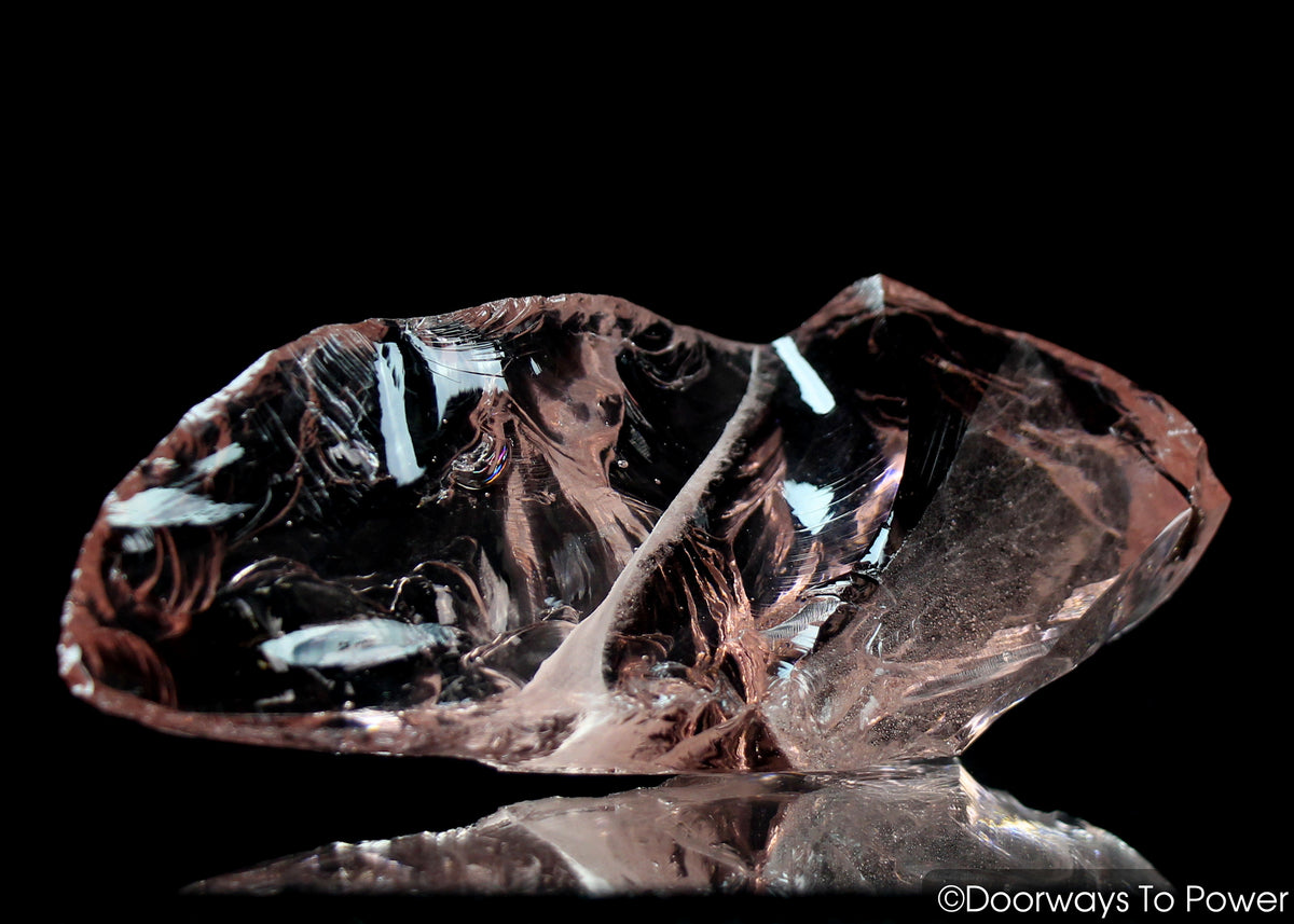 HGW Pink Ray Monatomic Andara Crystal Wand 'Heart of God Within'