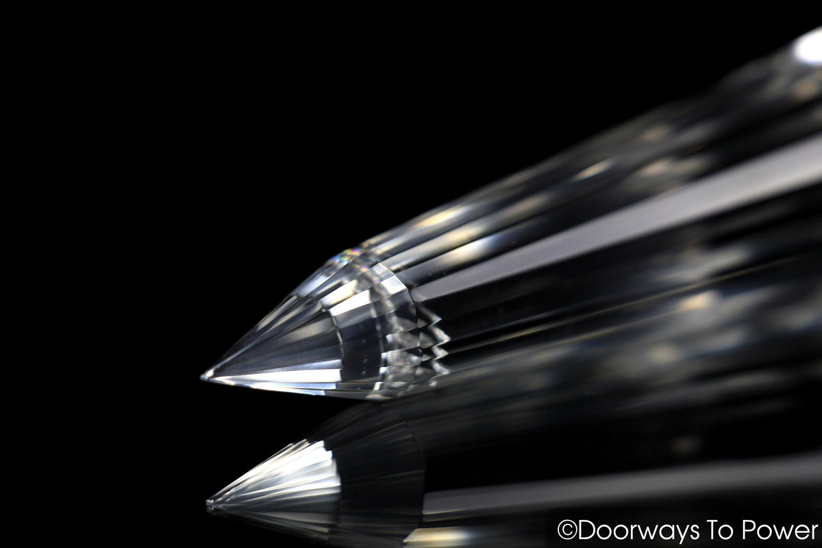 24 Sided Vogel Healing Quartz Wand