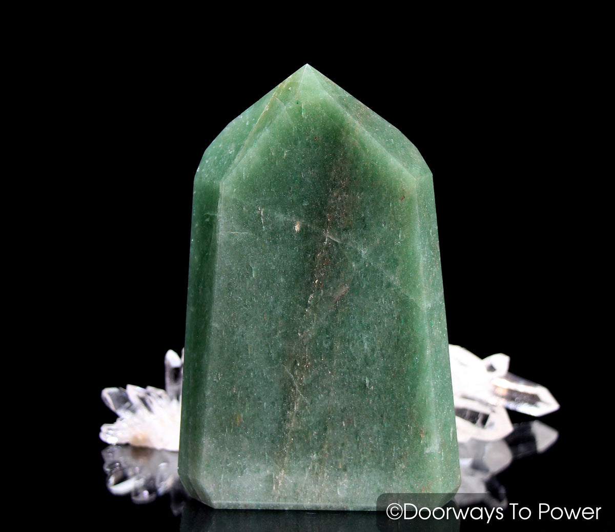 John of God Green Aventurine Manifest Spirit Prosperity Casa Crystal