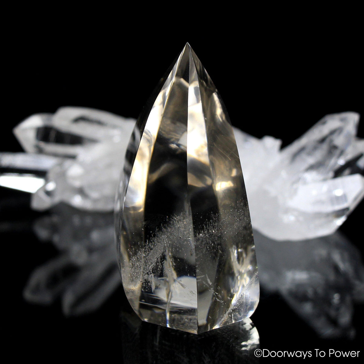 John of God Blessed Citrine Quartz Casa Crystal Flame