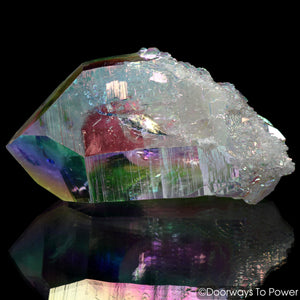 Angel Aura Lemurian Lightbrary Quartz Dow Record Keeper Crystal 