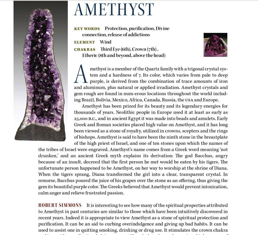 Amethyst Meanings
