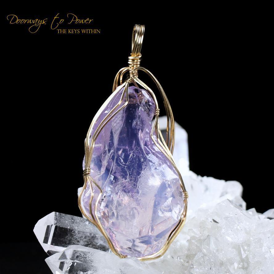 Angel Aura Opal HGW Pink Andara Pendant
