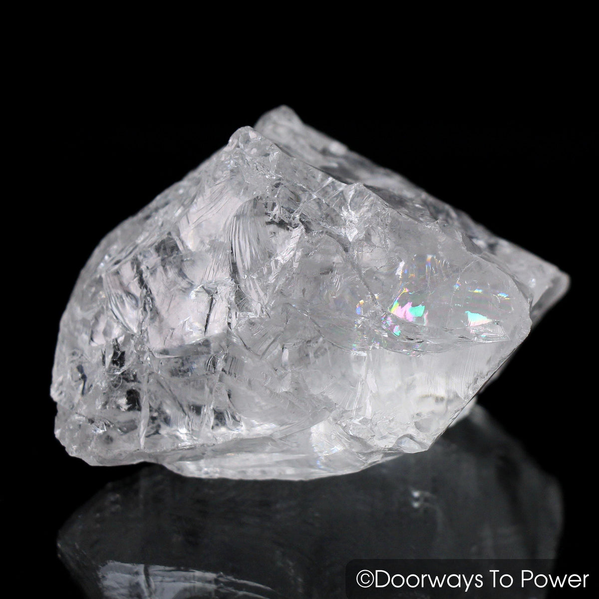 Satyaloka Azeztulite Twin Crystal Synergy 12 Stone w/ Record Keeper + Rainbows