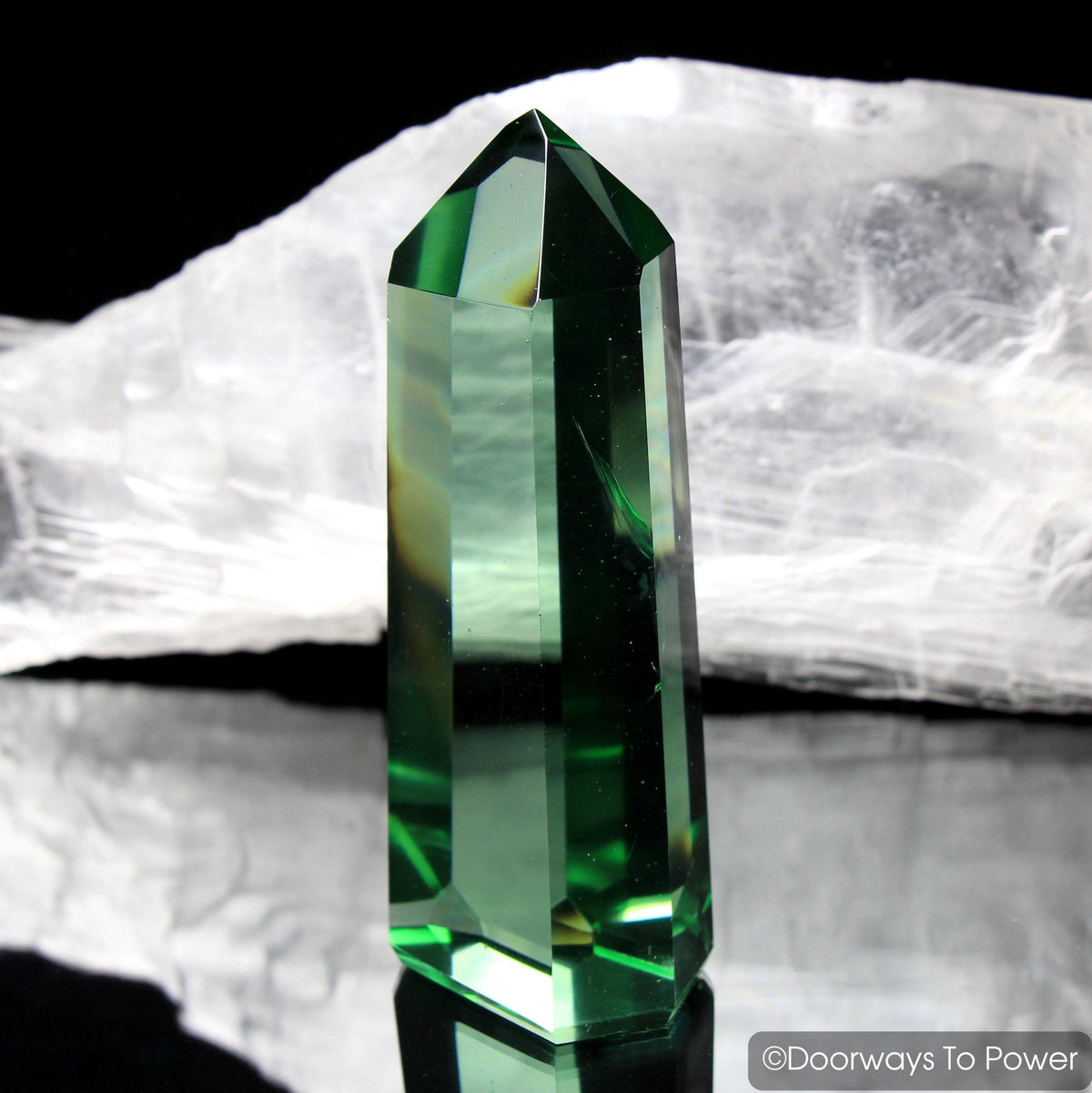 John of God Green Obsidian Casa Crystal Blessed & Energized