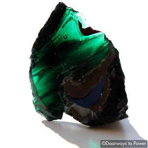 Emerald Green Thoth the Atlantean & Dragons Blood Andara Crystal 