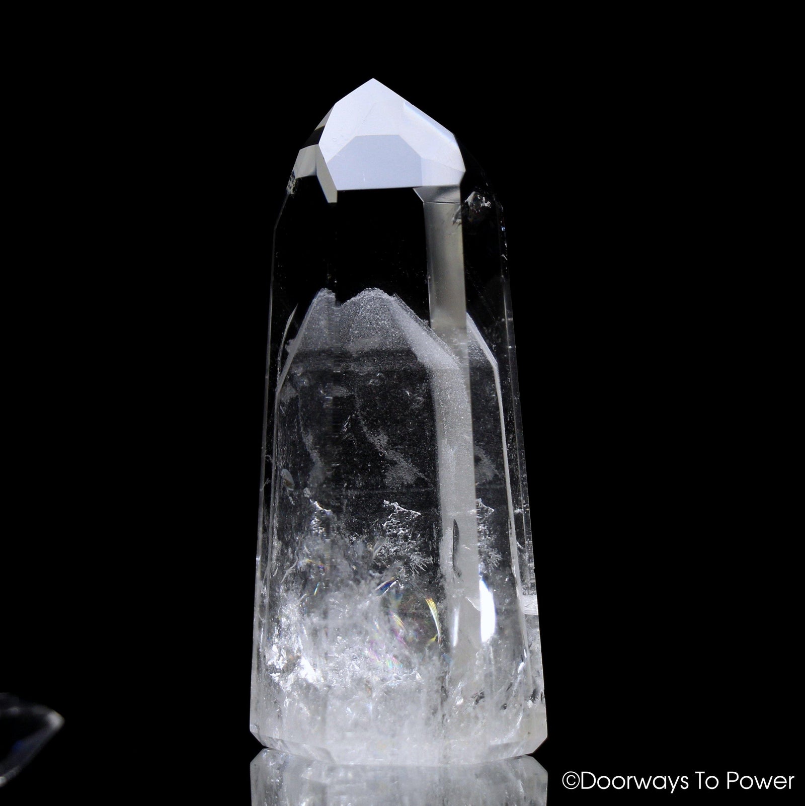 John of God Crystal Phantom Quartz Point & Shaman Dow