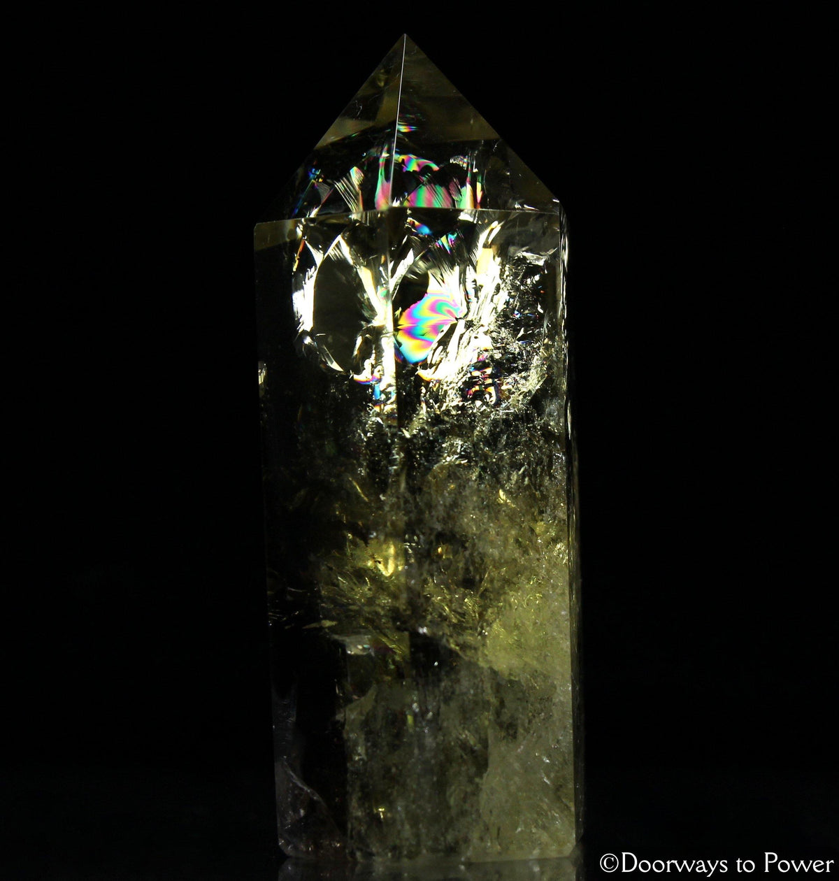 John of God Phantom Quartz Crystal Point