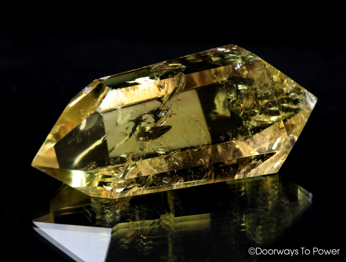 John of God Citrine Double Terminated Quartz Casa Crystal