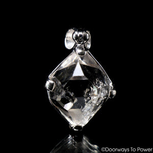 Herkimer Diamond Manifestation Quartz Record Keeper Crystal Pendant