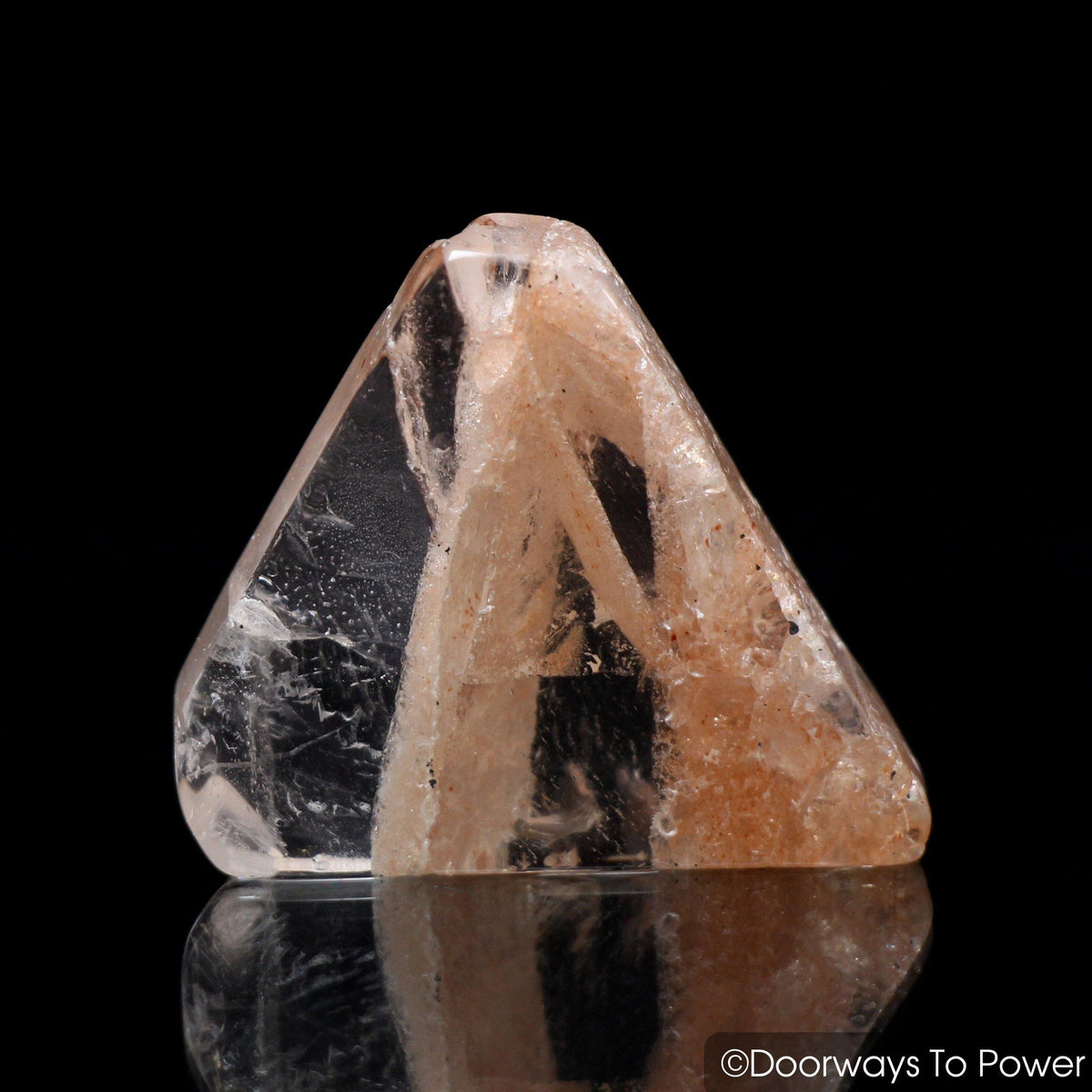 Pink Fire Azeztulite Quartz Crystal Polished & Tumbled Stone