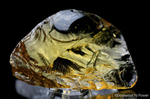 Lemurian Amber Monatomic Andara Crystal