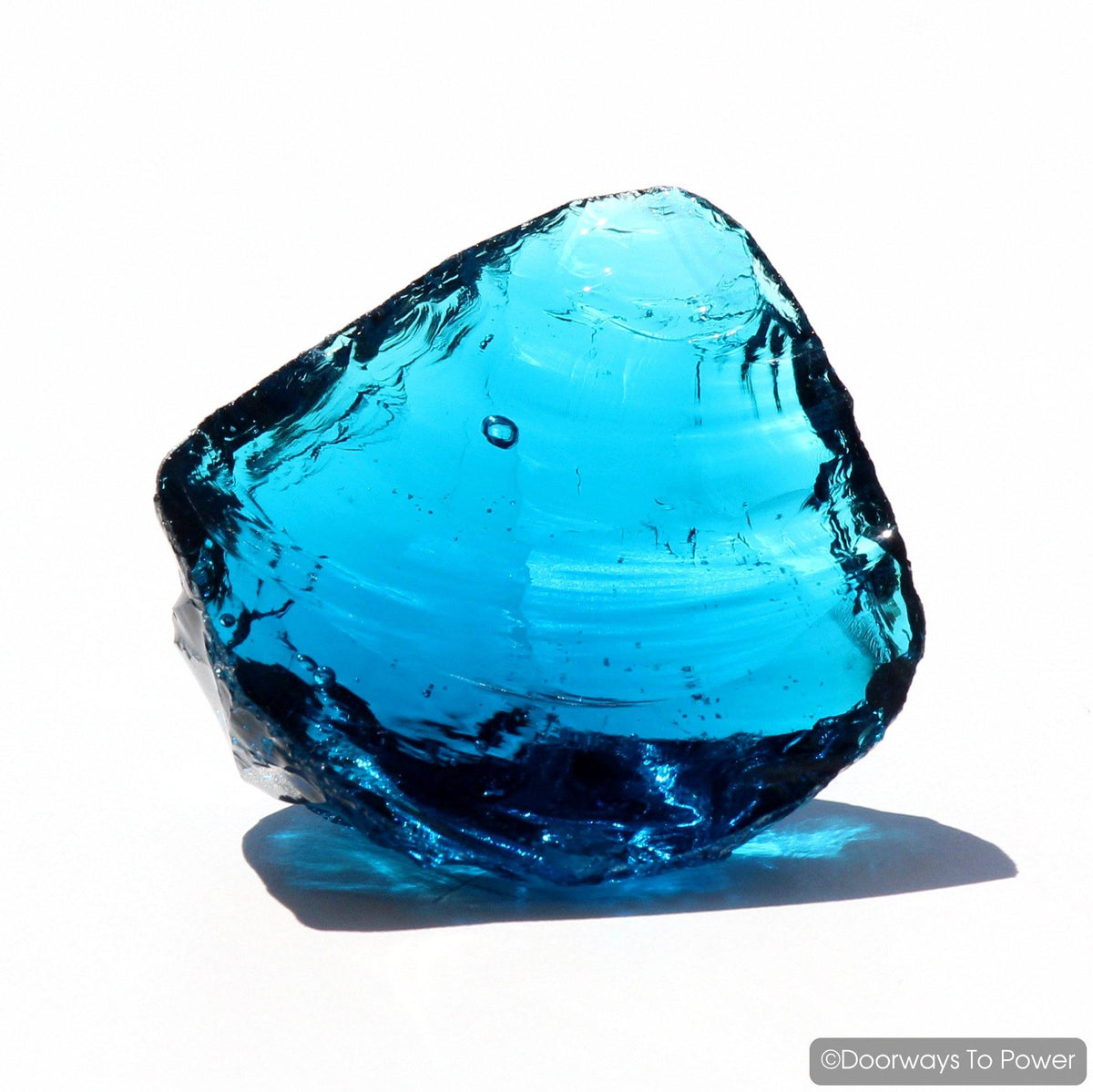 Electric Blue Atlantean Andara Crystal