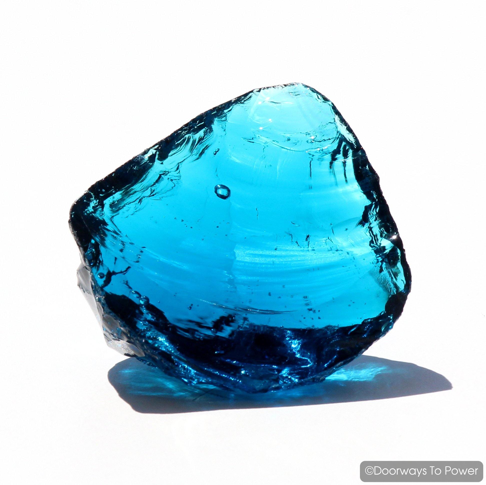Electric Blue Atlantean Andara Crystal