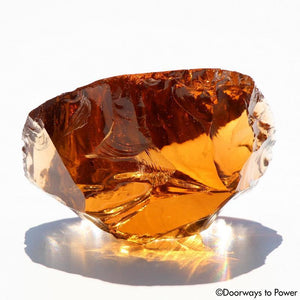 Lemurian Etherium Gold Andara Crystal 'Light Essence'