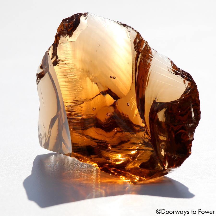 Lemurian Etherium Gold Andara Crystal 'Light Essence'