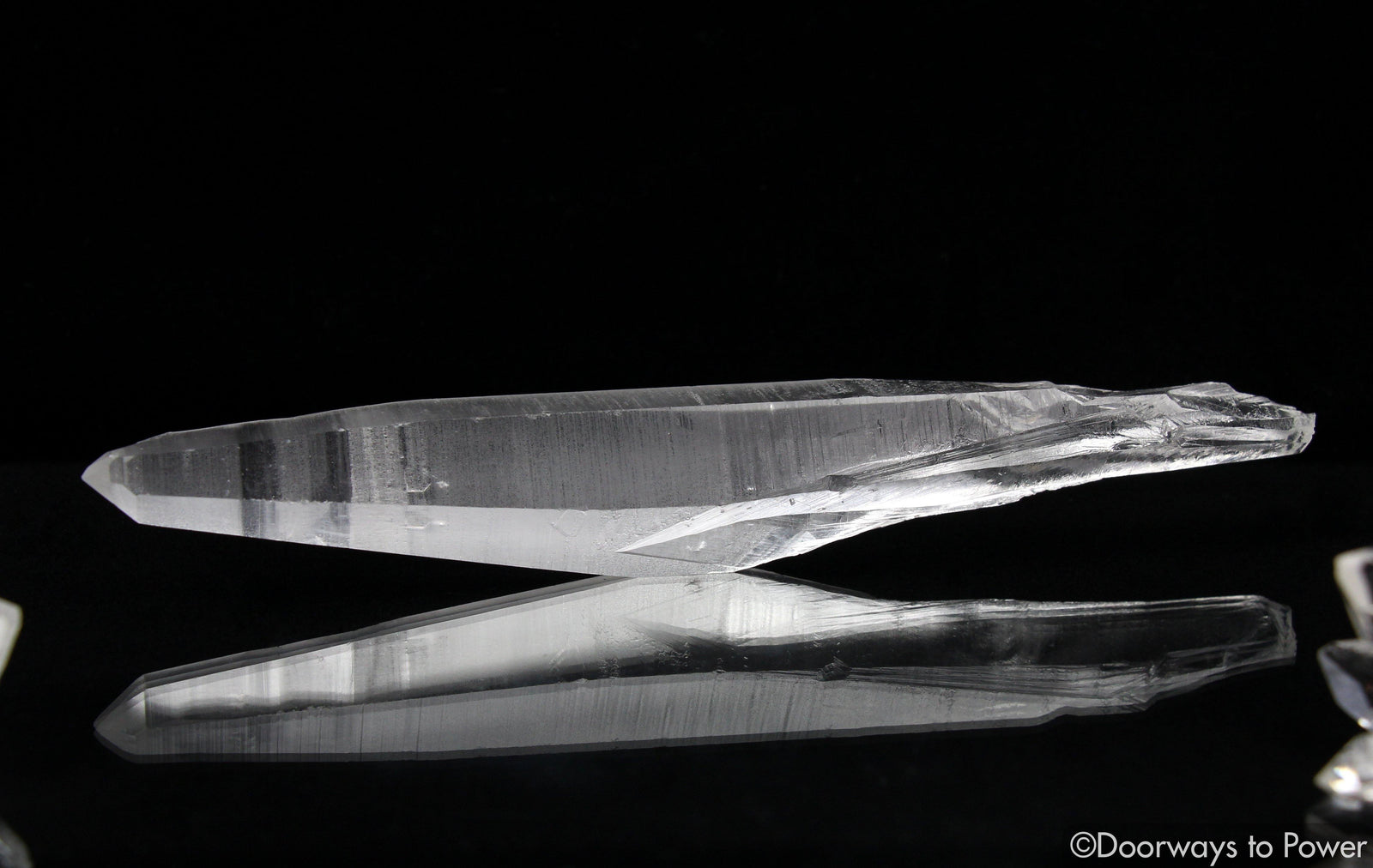 Lemurian Quartz Dow Crystal Laser Wand w/ Record Keepers 'Sword of Light'