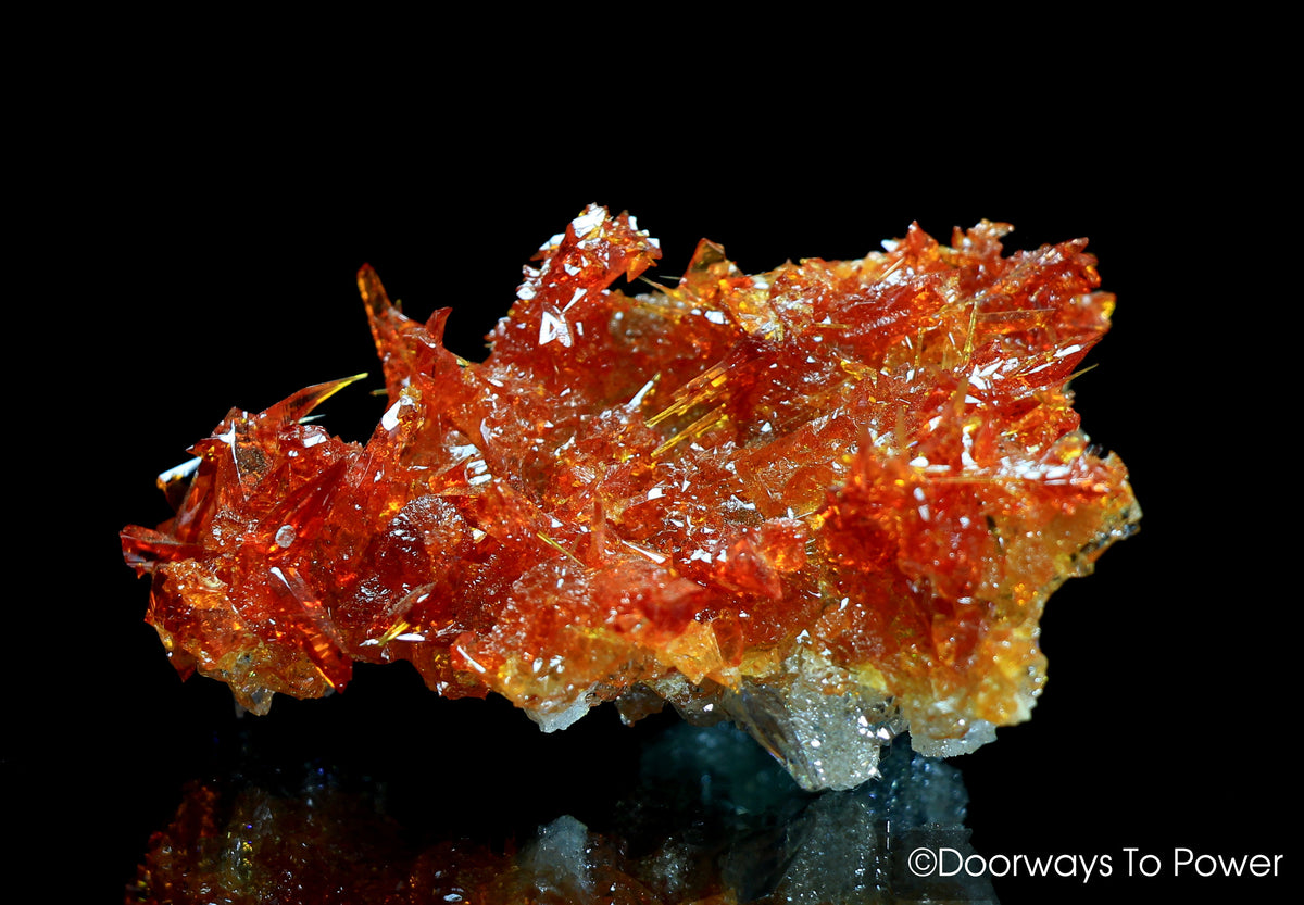 Zincite Crystal Cluster Specimen A+++ Collectors Quality