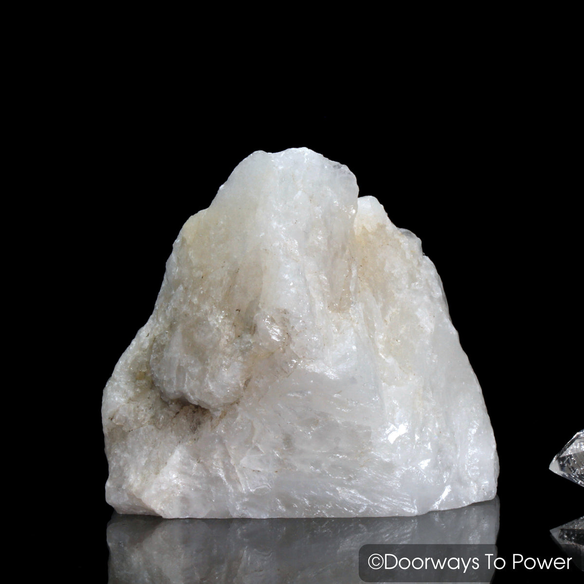 White Azeztulite Crystal Altar Stone Synergy 12