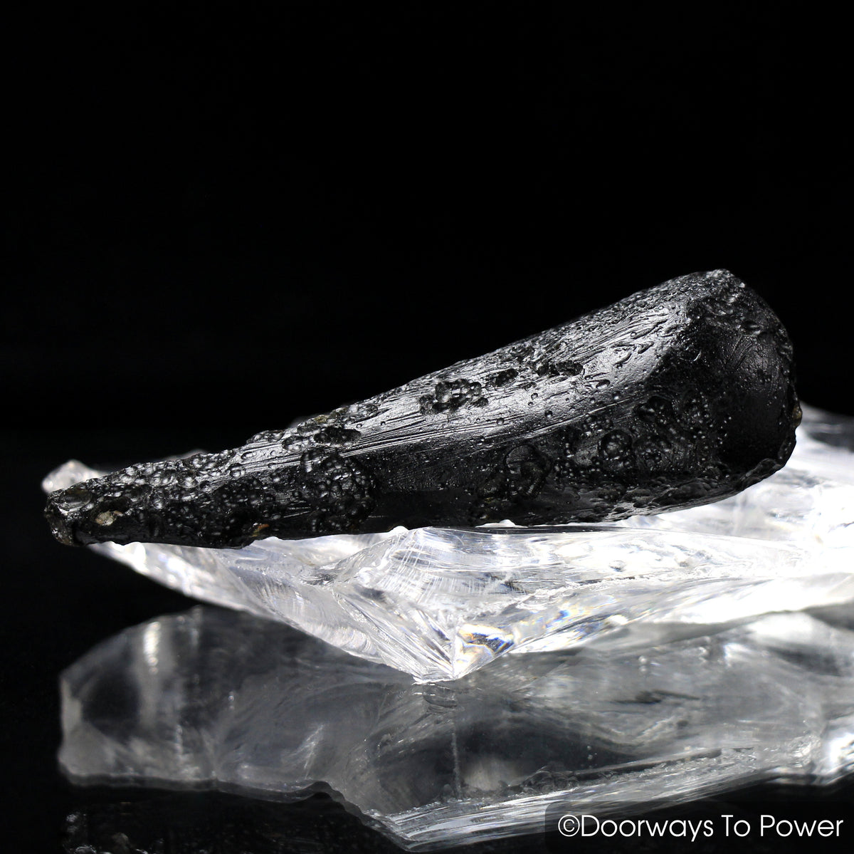 Tibetan Tektite Specimen Rare Synergy 12 Stone