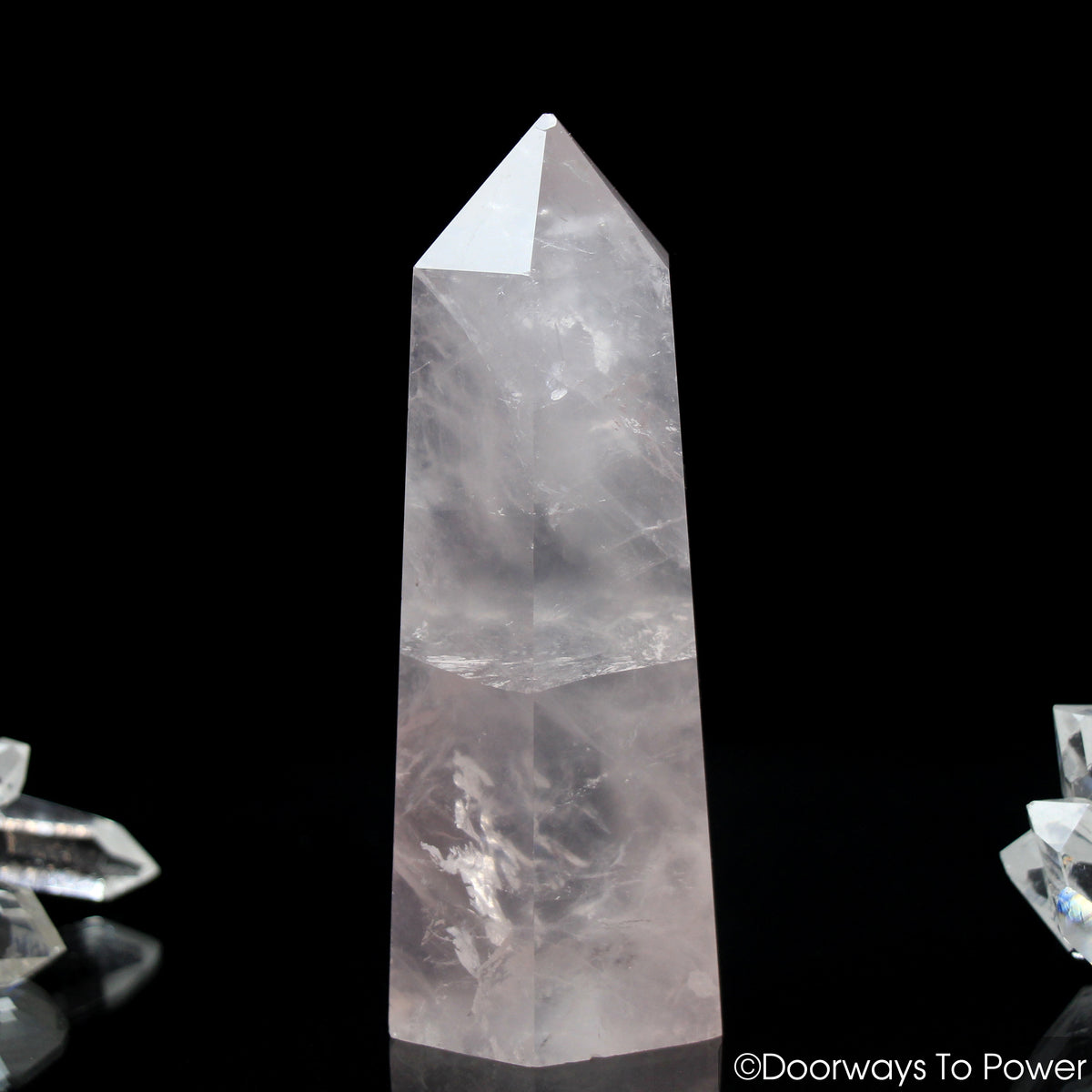John of God Crystal Rose Quartz Casa Crystal Generator Point