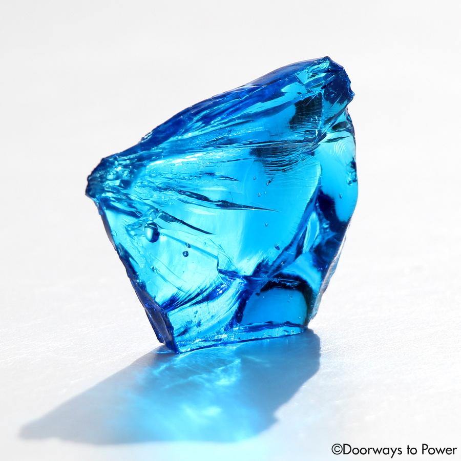 Electric Blue Atlantean Andara Crystal 'Pleiadian Emissaries of the Light'