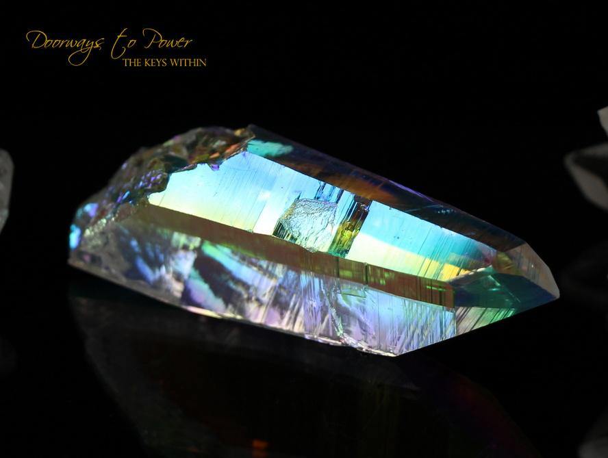 Angel Aura Colombian Lemurian Quartz Isis Crystal 'Cherubim'