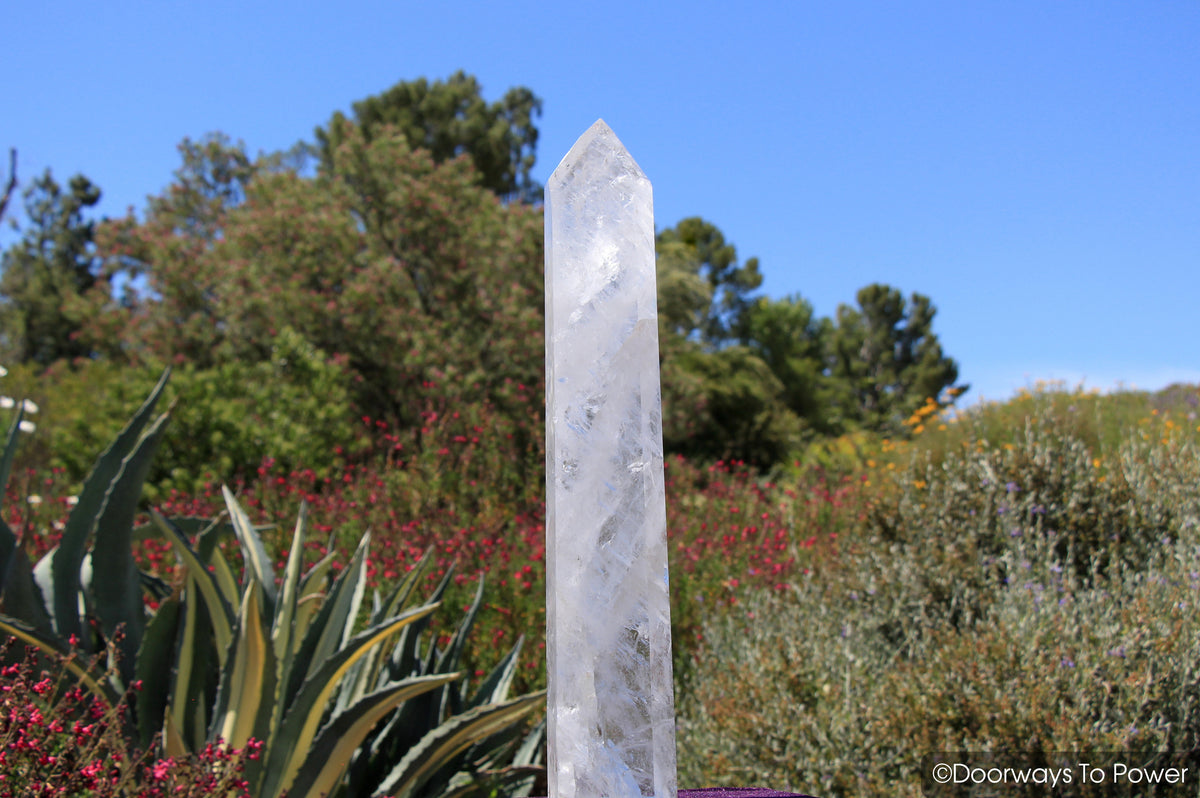 Reserved for SL <3 John of God Casa Temple Heart Dow Healing Crystal Point 'EMBRACE' 22"