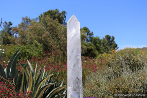 Reserved for SL <3 John of God Casa Temple Heart Dow Healing Crystal Point 'EMBRACE' 22"
