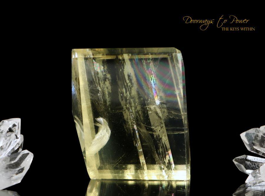 Golden Optical Calcite Crystal 'Multi Dimensional Awareness'