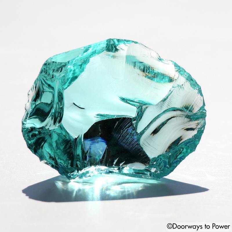 Gem Aqua Serenity Monatomic Andara Crystal 'Modulating Perception'