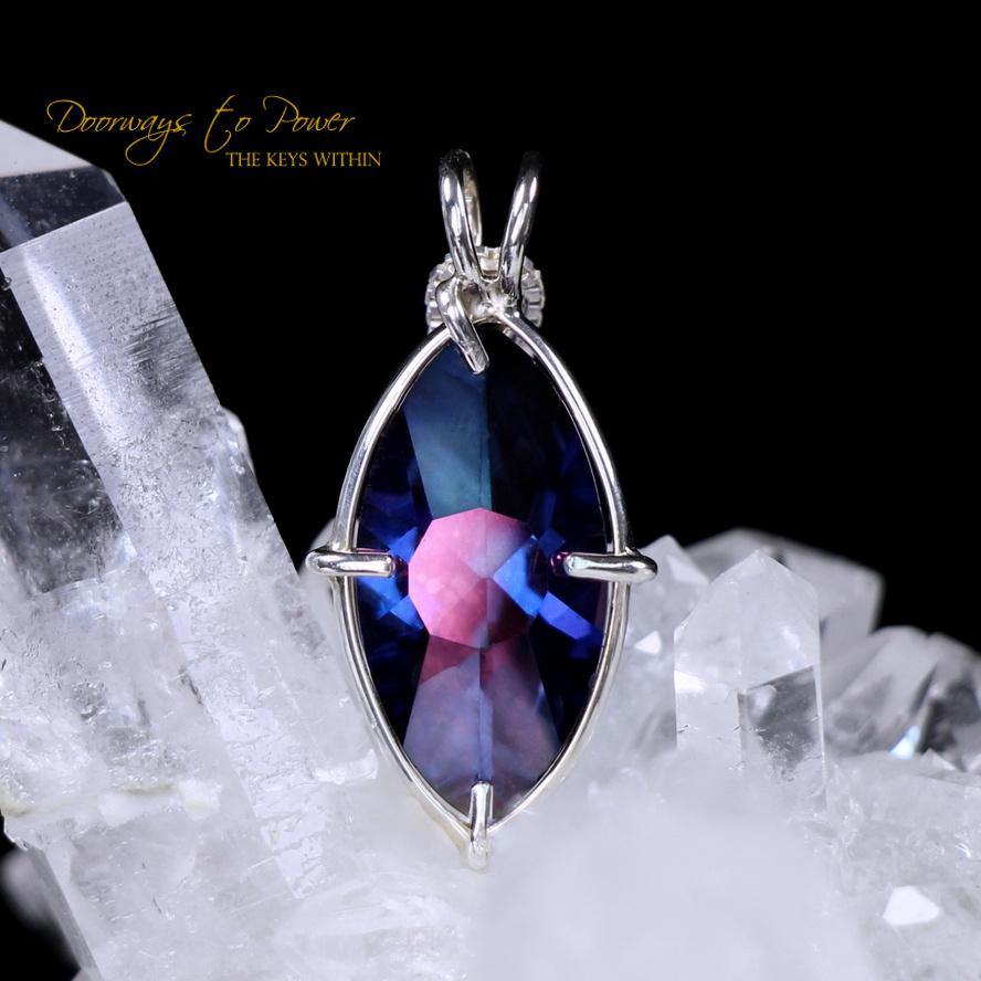 Tanzine Aura Infinite Eye Crystal Pendant
