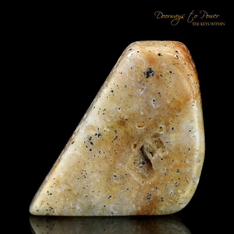 Honey Cream Azeztulite Crystal