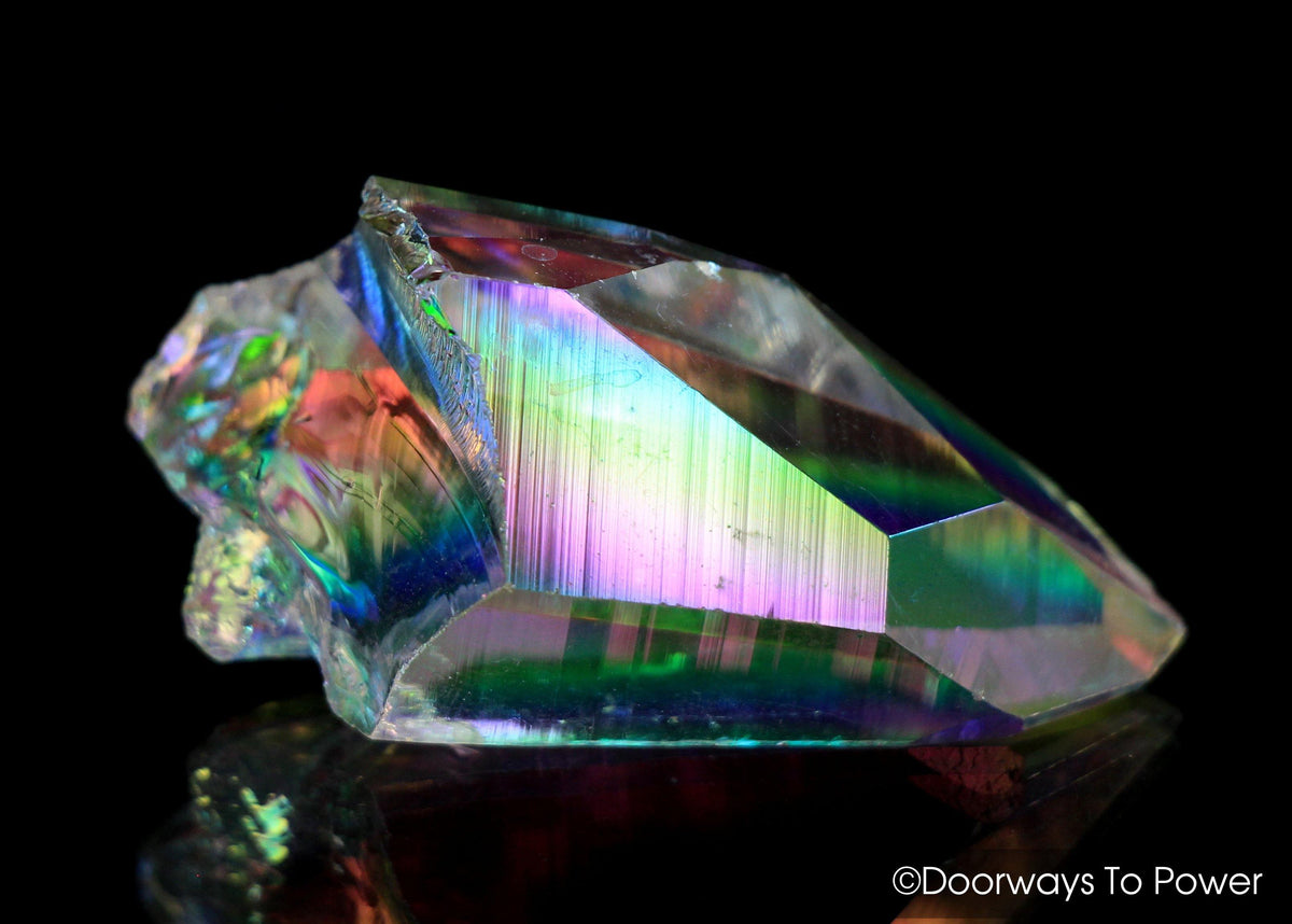 Angel Aura Colombian Lemurian Portal Time Link Record Keeper Crystal 'Cherubim'