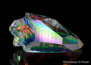 Angel Aura Colombian Lemurian Portal Time Link Record Keeper Crystal 'Cherubim'