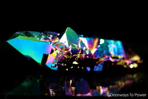 Titanium Aura Quartz DT Master Record Keeper Crystal 'Energetic Perfection'