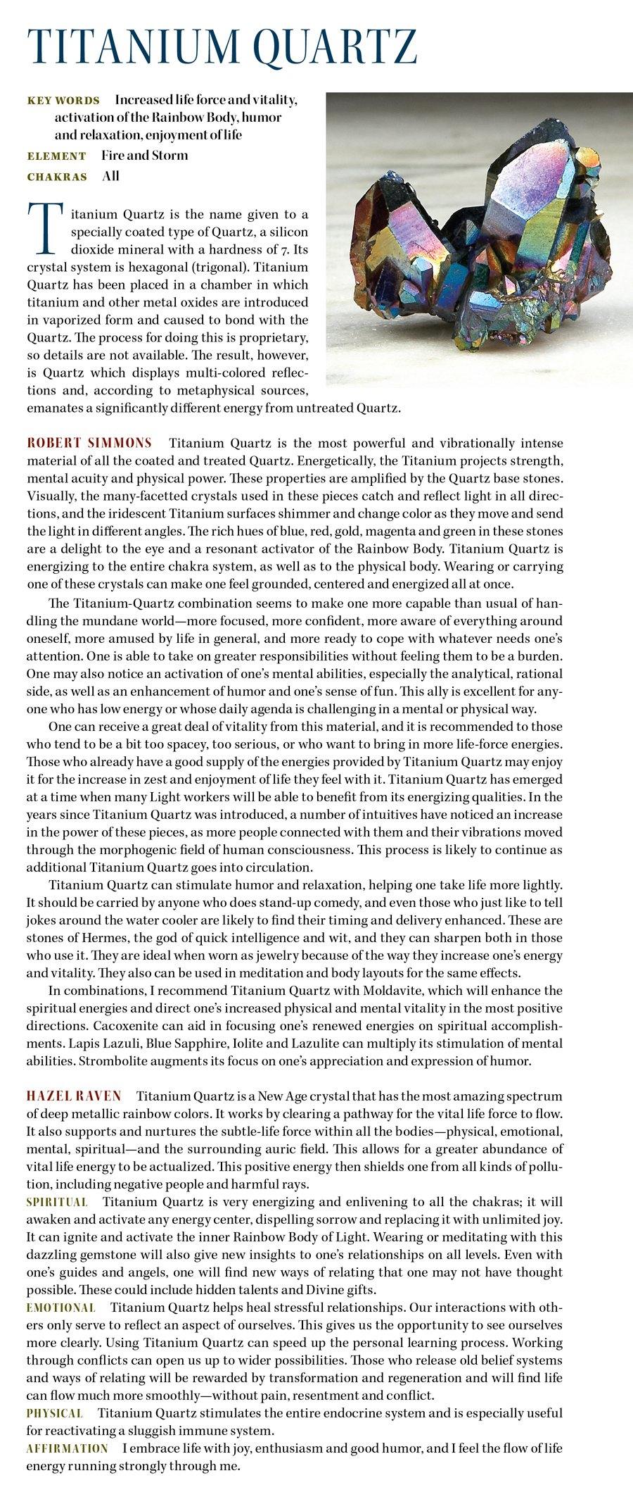 Titanium Aura Spirit Quartz Record Keeper Crystal A+++