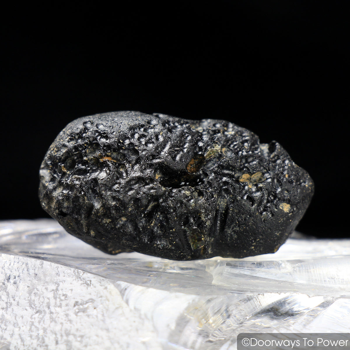  Tibetan Tektite Specimen & Synergy 12 Stone