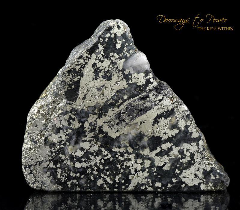 Healers Gold Crystal Altar Stone 'Alchemy & Abundance'