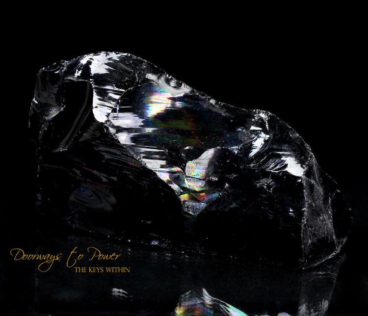 Iridium Black Andara Crystal 