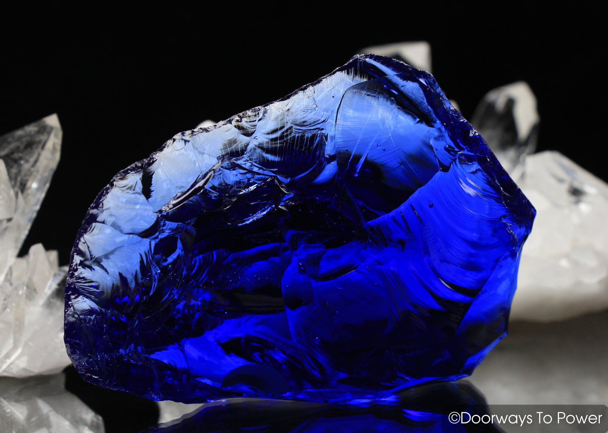 Elestial Starlight Sapphire & Tanzanite Fire Monatomic Andara Crystal 