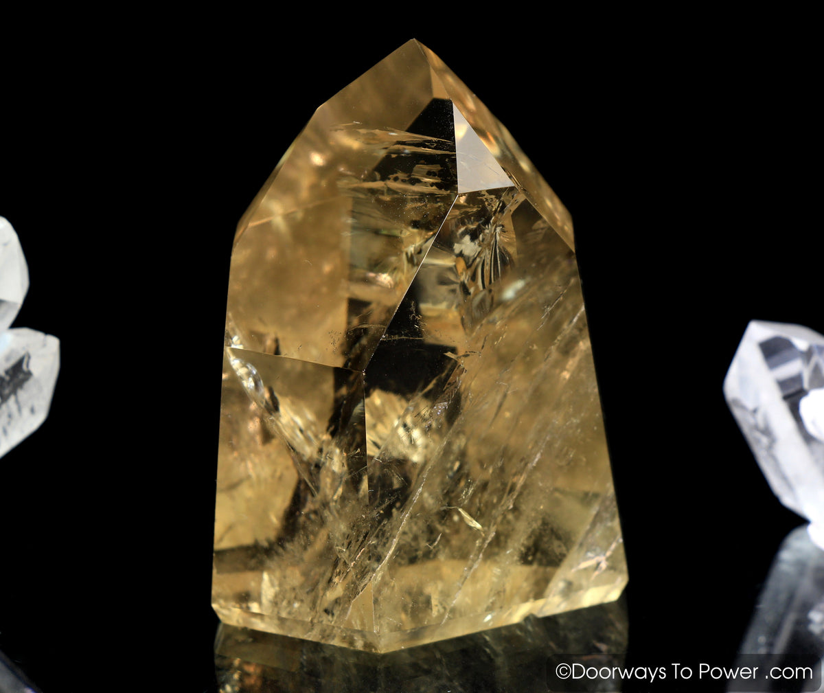 John of God Crystal Citrine Temple Heart Dow 'Manifest' Casa Crystal