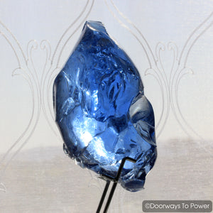 Original Lady Nellie Blue Monatomic Andara Crystal Skull 'Blue Pearl' Rare