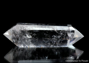 John of God Crystal Double Terminated Generator Quartz Wand Casa Crystal
