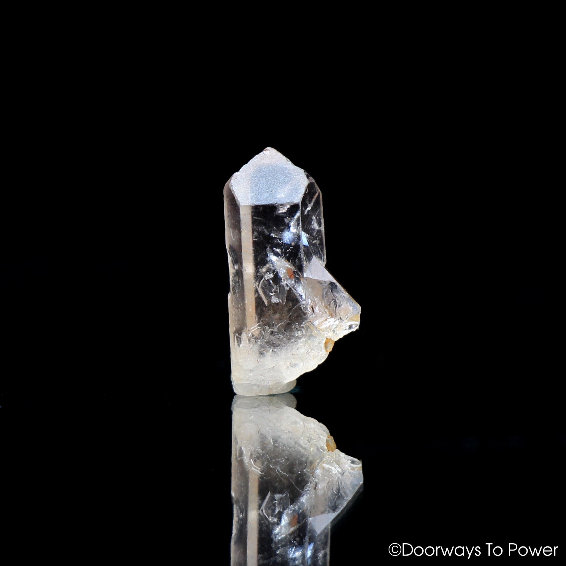 Satyaloka Clear Azeztulite Quartz Crystal Point - Inner Child Penetrator Crystal