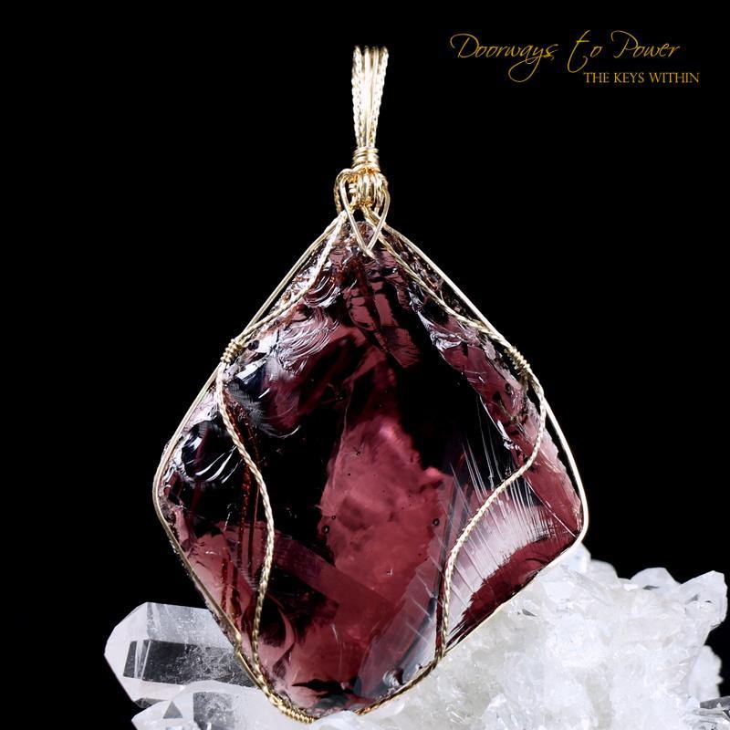 Power of Kings Andara Crystal Pendant 14k